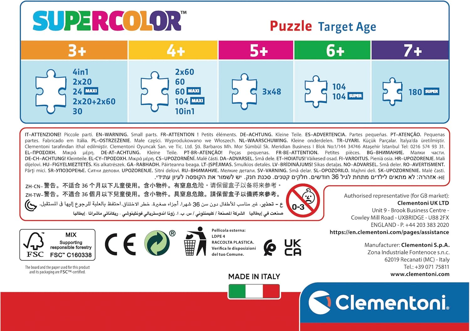 Clementoni- Marvel Avengers Supercolor Avengers-60 Pièces, Enfants 5 Ans, Puzzle Dessin Animé-Fabriqué en Italie, 26193