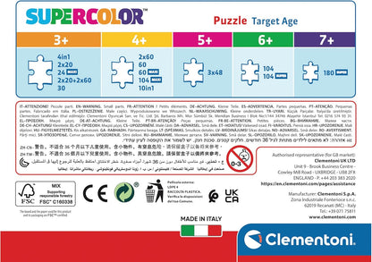 Clementoni- Marvel Avengers Supercolor Avengers-60 Pièces, Enfants 5 Ans, Puzzle Dessin Animé-Fabriqué en Italie, 26193