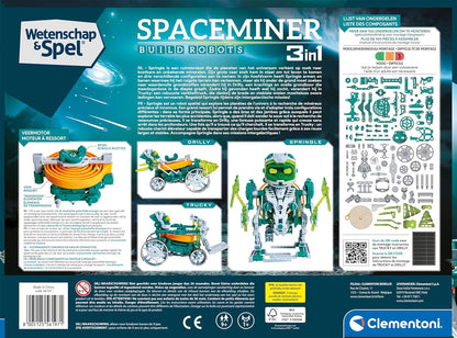 Clementoni Space Miner, Gioco di Robotica, Per Bambini, Multicolor - 56197