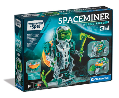 Clementoni Space Miner, Gioco di Robotica, Per Bambini, Multicolor - 56197
