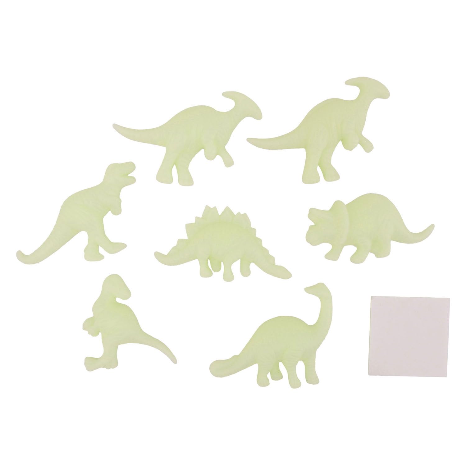 Johntoy - Glow in the dark 3D muur dino\`s 7dlg.