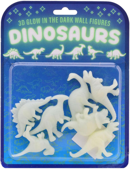 Johntoy - Glow in the dark 3D muur dino\`s 7dlg.