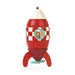 Janod - Magnetisch bouwpakket, houten raket - magnetische raket - houten speelgoed met magnetische bouwstenen - magnetisch model - speelgoed voor kinderen vanaf 2 jaar, J05207