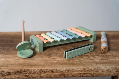 Dantoy - Multi Musik Set aus Holz - Rollenspiel - Holzspielzeug - mit Zubehör - 3+ Jahre