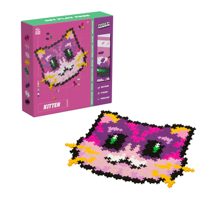 Plus-Plus - Puzzle By Number Kitten 500Pcs (3960)