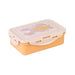 Saro 70062 Lunch Box Large Dinosaur Yellow