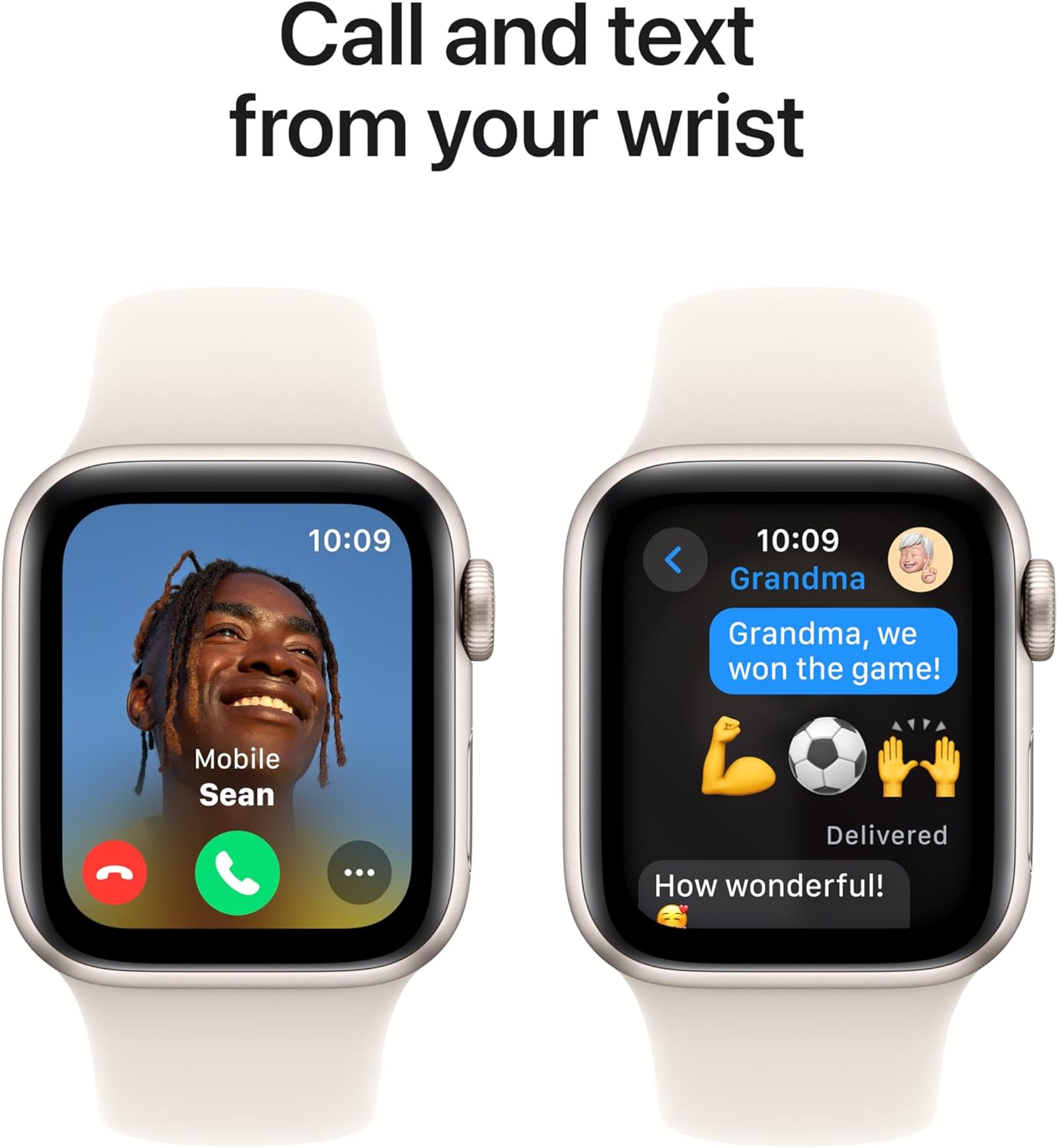 Apple Watch Se Gps 40Mm Starlight Aluminium Case With Starlight Sport Band - M/L