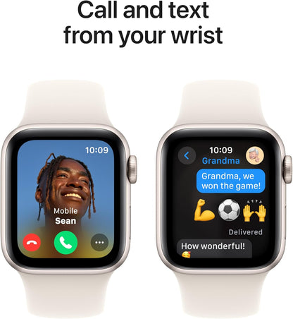 Apple Watch Se Gps 40Mm Starlight Aluminium Case With Starlight Sport Band - M/L
