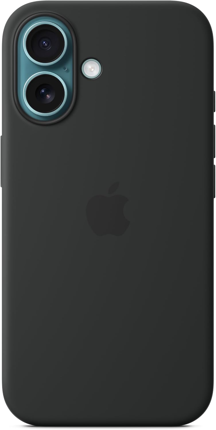 Iphone 16 Silicone Case With Magsafe - Black