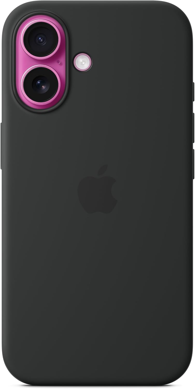 Iphone 16 Silicone Case With Magsafe - Black