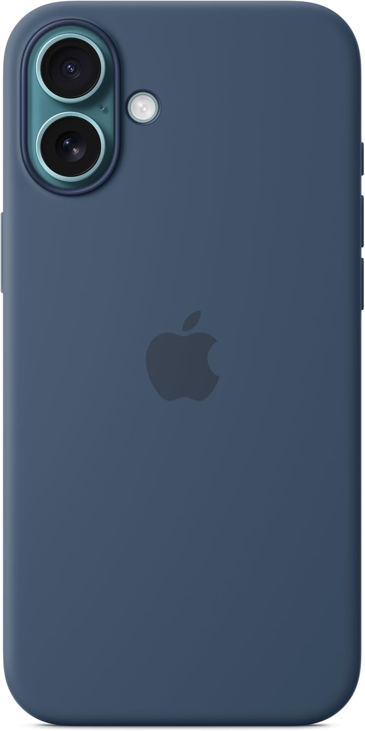Iphone 16 Plus Silicone Case With Magsafe - Denim