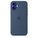 Iphone 16 Plus Silicone Case With Magsafe - Denim