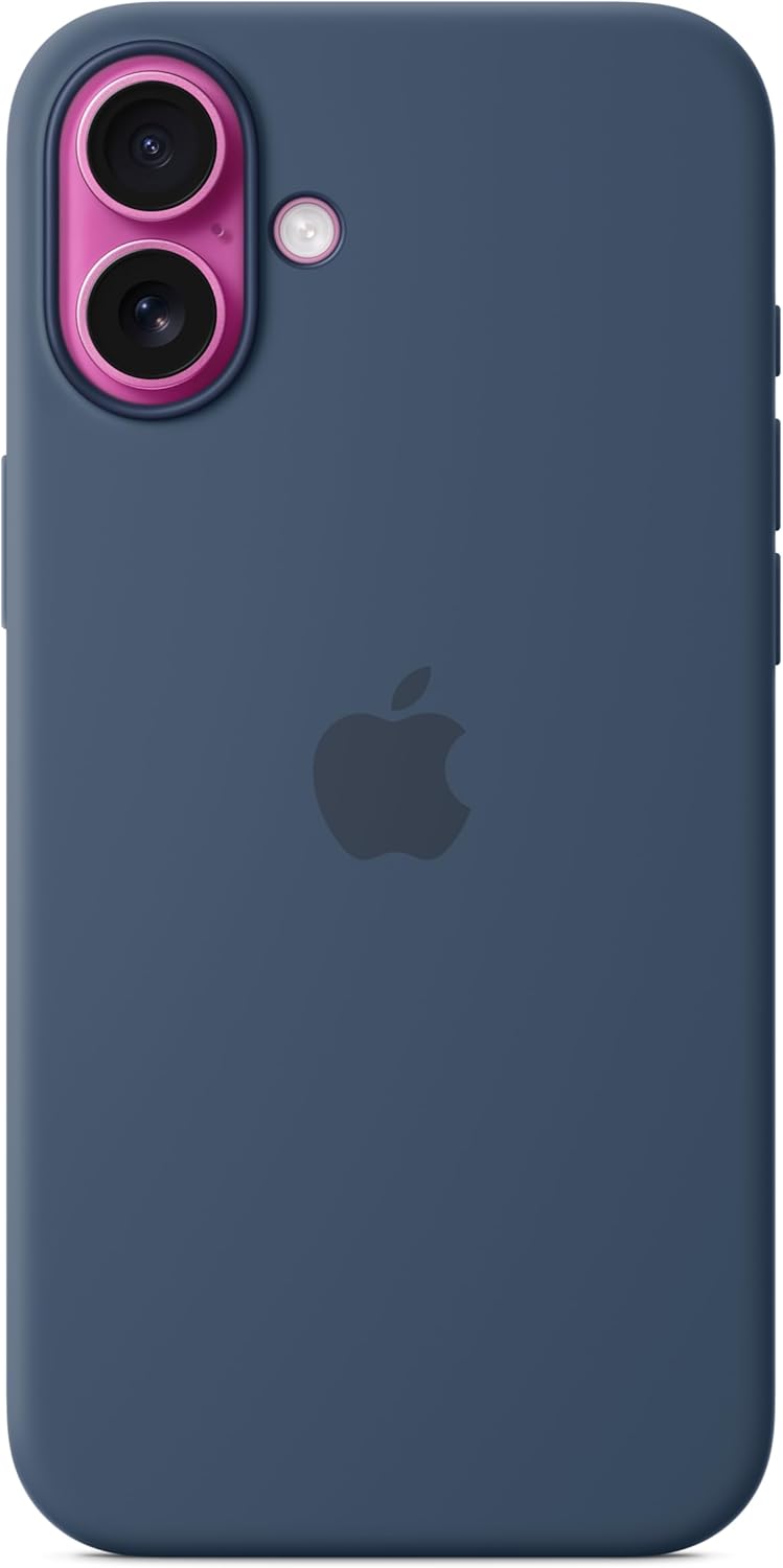 Iphone 16 Plus Silicone Case With Magsafe - Denim
