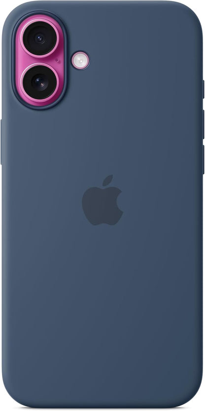 Iphone 16 Plus Silicone Case With Magsafe - Denim