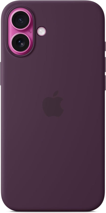 Iphone 16 Plus Silicone Case With Magsafe - Plum