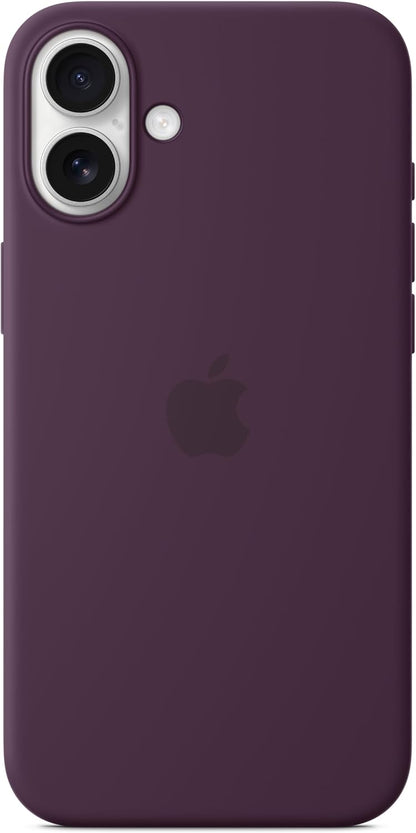 Iphone 16 Plus Silicone Case With Magsafe - Plum