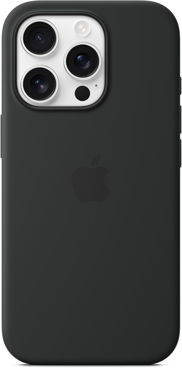 Iphone 16 Pro Silicone Case With Magsafe - Black