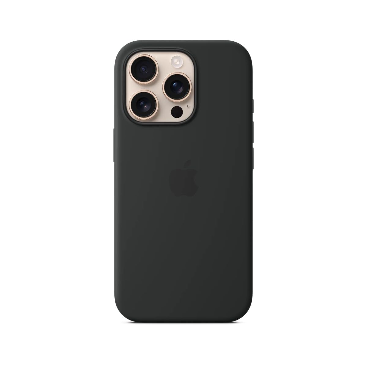 Iphone 16 Pro Silicone Case With Magsafe - Black