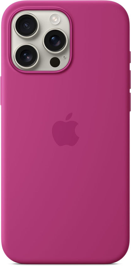 Iphone 16 Pro Max Silicone Case With Magsafe - Fuchsia