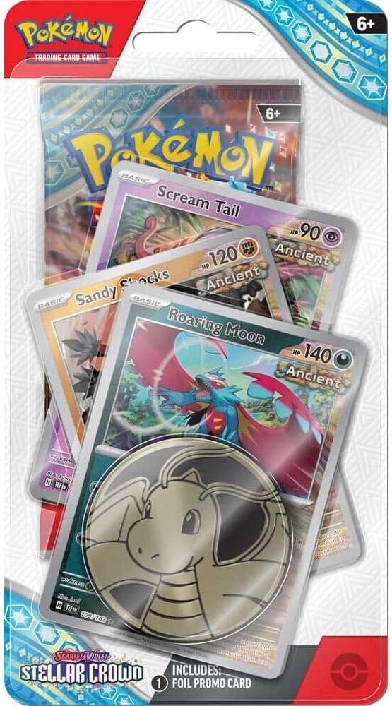 Pokemon TGC Scarlet & Violet 7 Stellar Crown Premium Checklane Blister