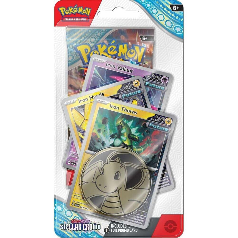 Pokemon TGC Scarlet & Violet 7 Stellar Crown Premium Checklane Blister