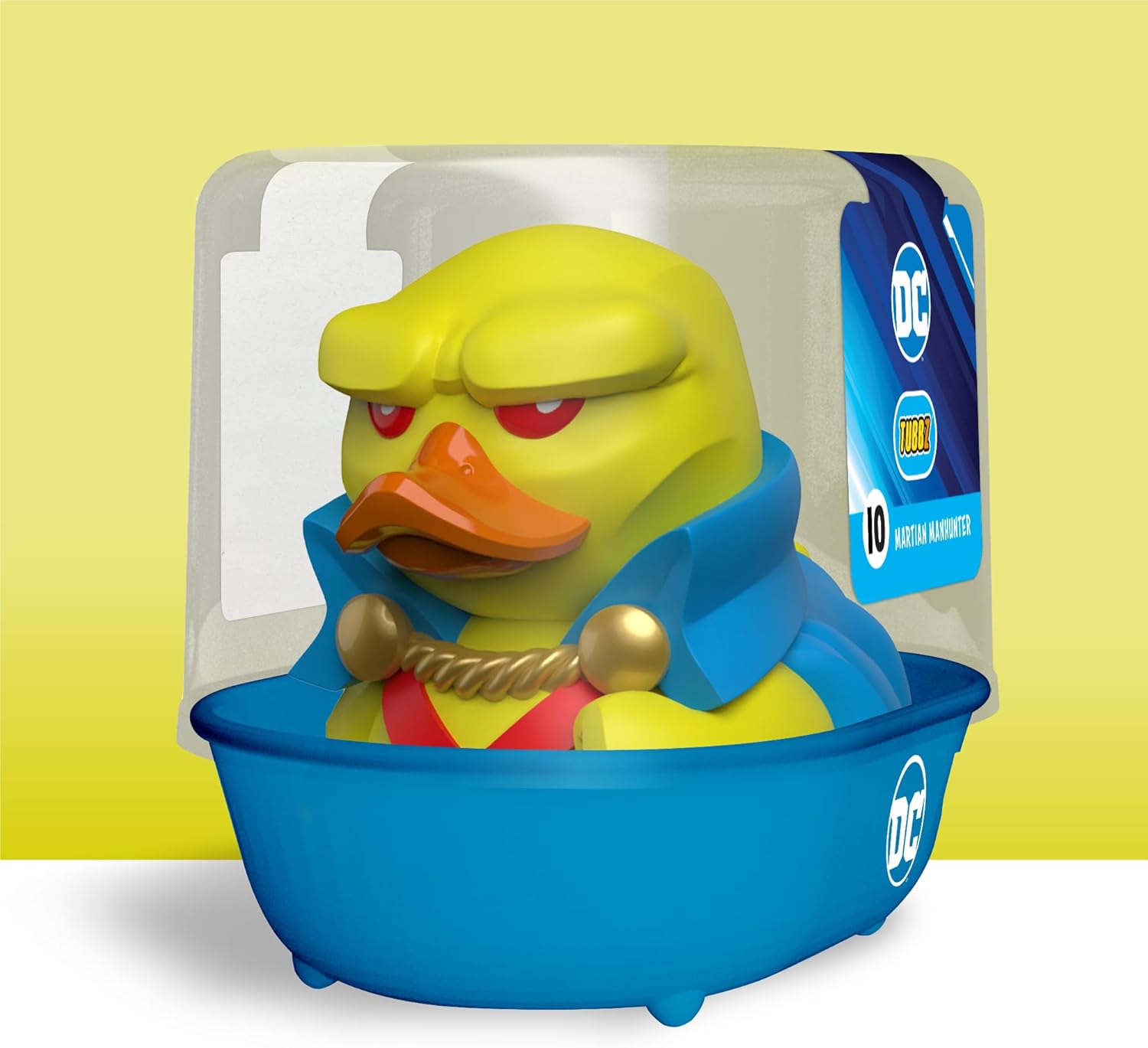 TUBBZ Primera Edición: DC Comics - Martian Manhunter Figura Coleccionable de Pato de Goma Disfrazado