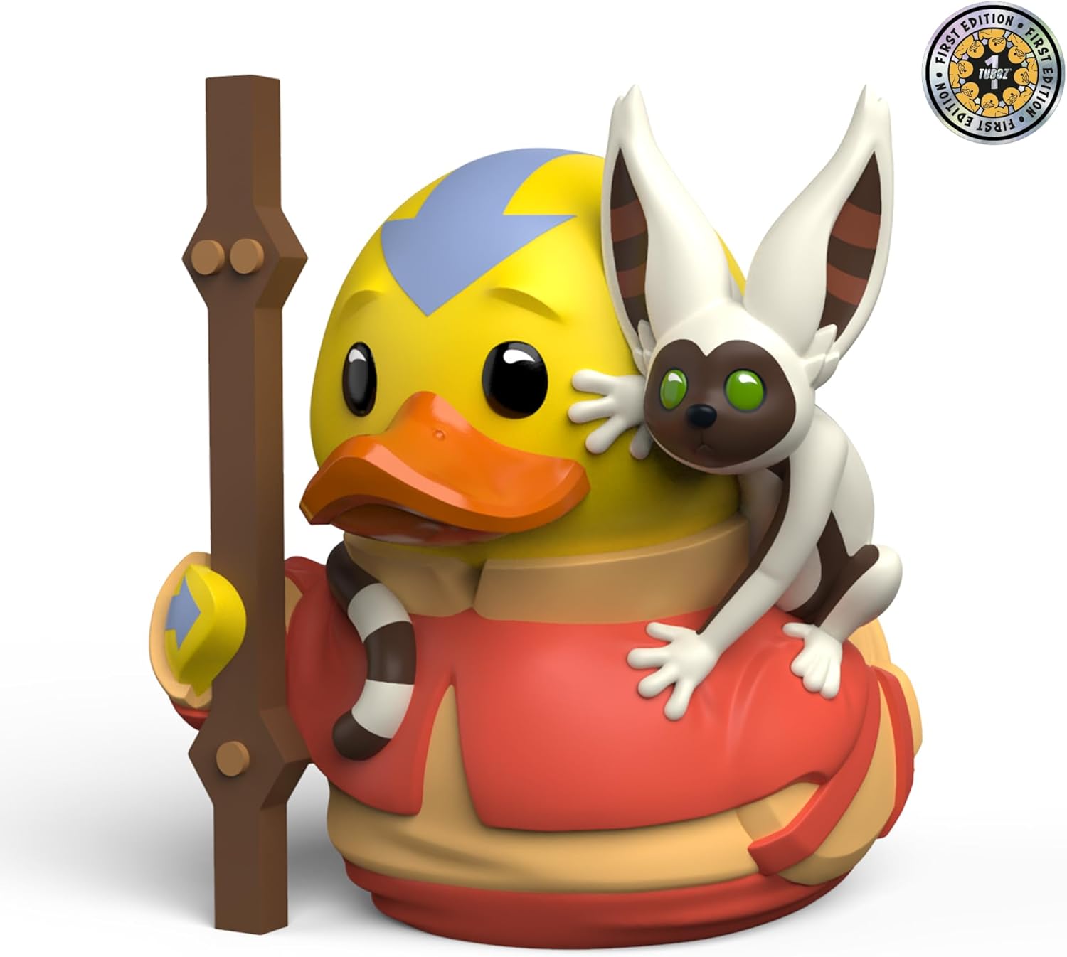 TUBBZ First Edition Aang Collectible Vinyl Rubber Duck Figure - Official Avatar: The Last Airbender Merchandise - Action TV, Film & Video Games Aang (First Edition)