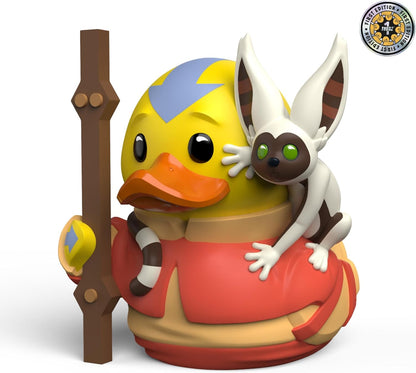 TUBBZ First Edition Aang Collectible Vinyl Rubber Duck Figure - Official Avatar: The Last Airbender Merchandise - Action TV, Film & Video Games Aang (First Edition)