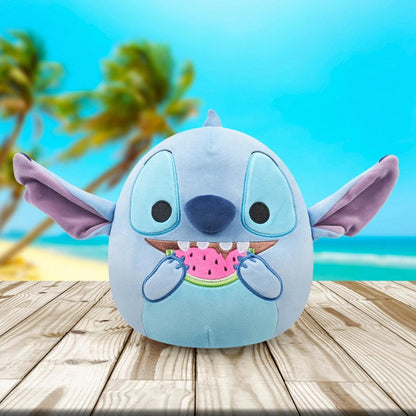 Squishmallows Disney 8 pulgadas - Stitch Eating Watermelon