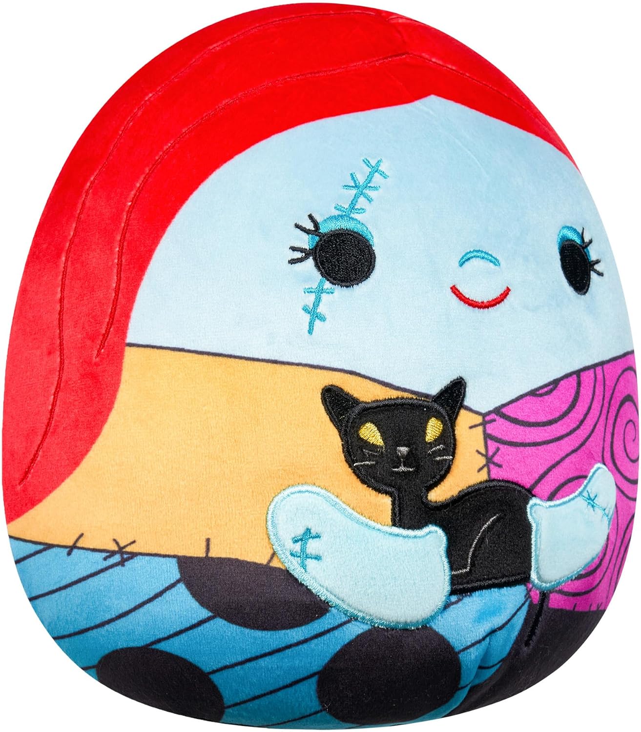 Squishmallows Original Disney 8-Inch Sally Holding Black Cat - Official Jazwares Plush The Nightmare Before Christmas - Sally