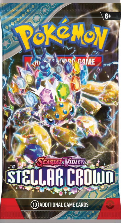 Pokemon TCG: Scarlet & Violet - Stellar Crown - Booster Pack (10 card pack