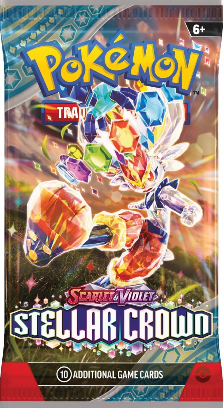 Pokemon TCG: Scarlet & Violet - Stellar Crown - Booster Pack (10 card pack