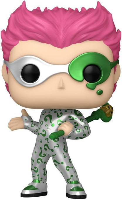 Funko Pop! Movies: BM Forever - the Riddler - Metallic - Batman Forever 1995 - Collectable Vinyl Figure - Gift Idea - Official Merchandise - Toys for Kids & Adults - Movies Fans