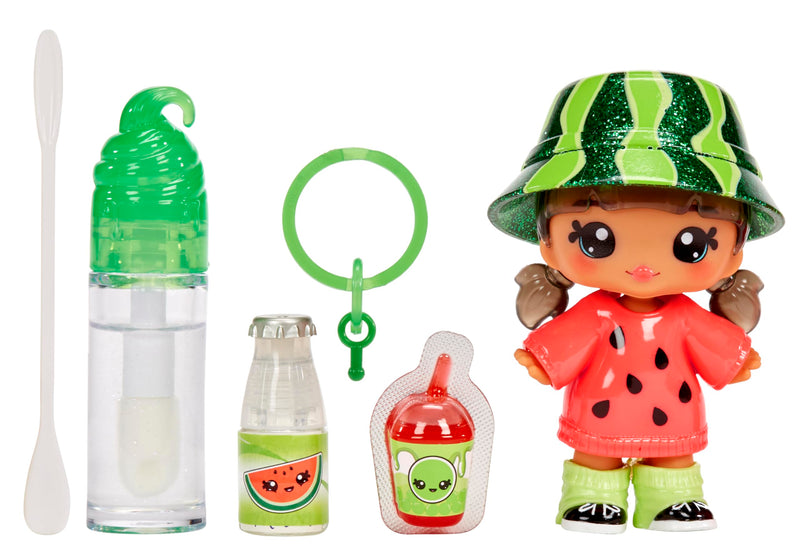 YUMMILAND Lipgloss Pop - Maya Watermelon - Geurende Karakterpop met DIY Lipgloss Set - Geschikt voor Kinderen Vanaf 4 Jaar