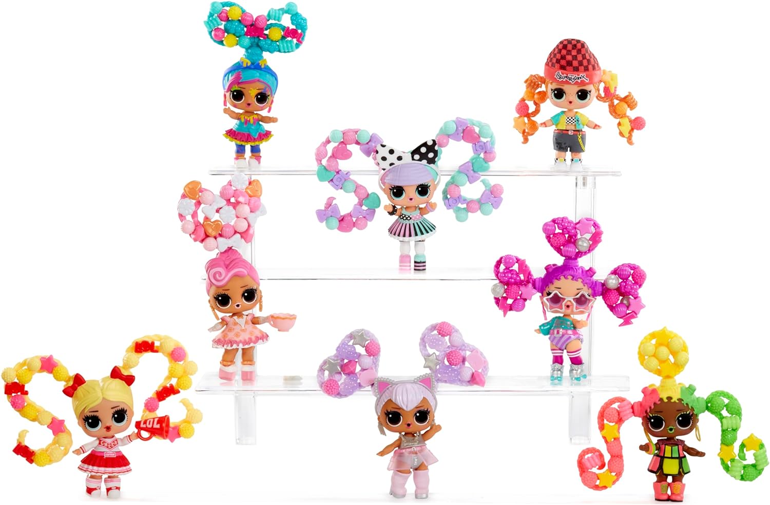 L.O.L. Surprise! Hair Beads Tots - Collectible Doll with 60+ Hair Beads - Hair Beads Doll with DIY Hairstyles - Suitable for Girls and Boys Ages 4+