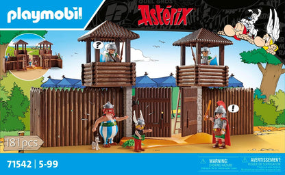 PLAYMOBIL Asterix 71542 Römerlager, spannende Eroberung des Lagers durch die Gallier, inklusive Zaubertrank für mehr Körperkraft, detailreiches Spielzeug für Kinder ab 5 Jahren
