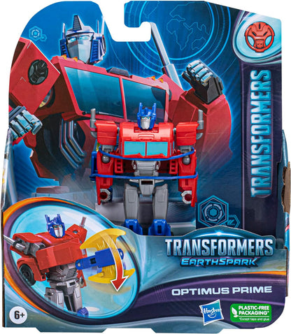Transformers EARTHSPARK Warrior Optimus, Color, Medium (Hasbro 5010996214287