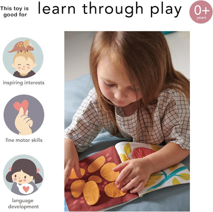 ThreadBear Design My Garden Activity Book for Early Learning and Sensory Development