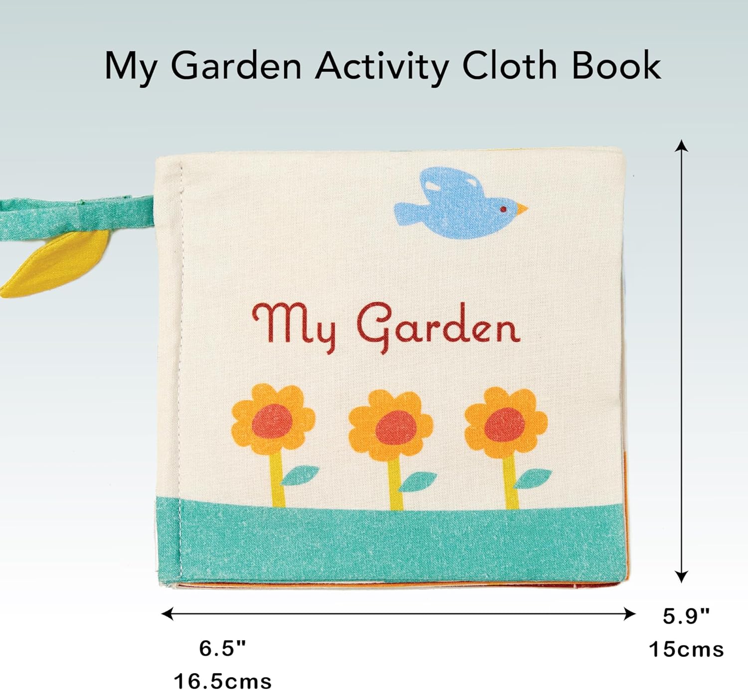 ThreadBear Design My Garden Activity Book for Early Learning and Sensory Development