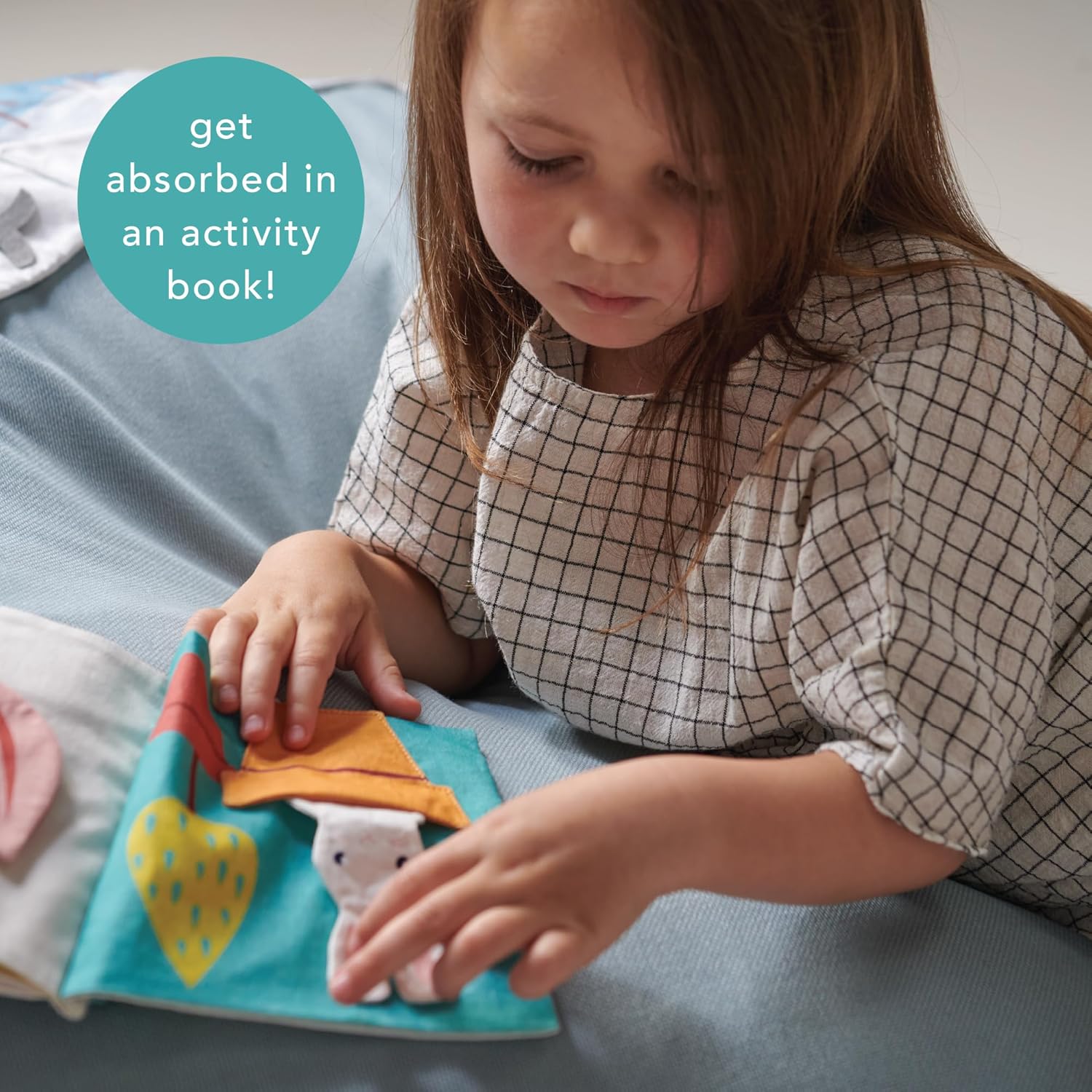 ThreadBear Design My Garden Activity Book for Early Learning and Sensory Development
