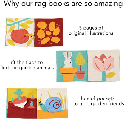 ThreadBear Design My Garden Activity Book for Early Learning and Sensory Development