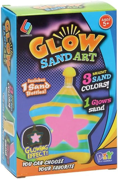 Glow in the Dark Zandkunst Ster