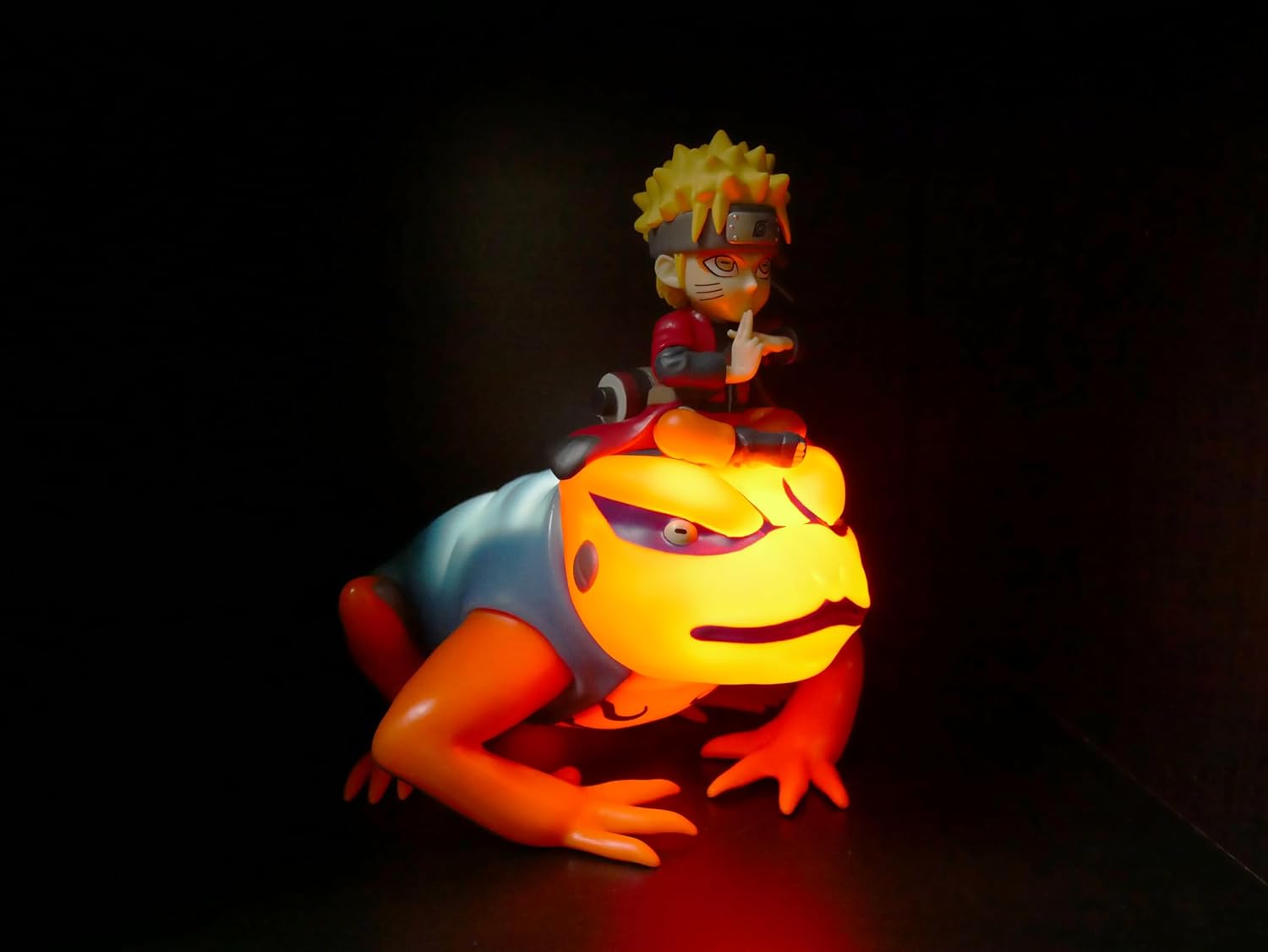 TEKNOFUN – Offizielle Naruto-Lizenz – NARUTO auf GAMAKICHI Leuchtende Leuchtfigur für Kinder zum Sammeln – 811608