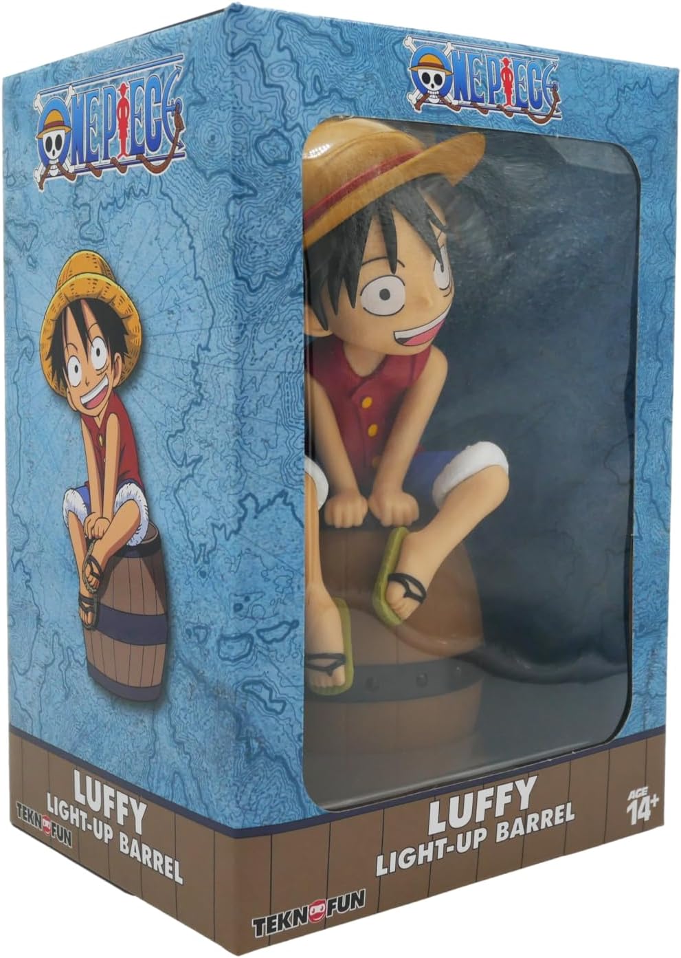 TEKNOFUN - Official One Piece License - Luffy on his light-up barrel - 811636