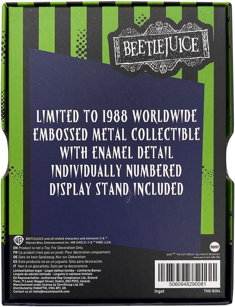 FaNaTtik Beetlejuice Limited Edition Gravestone Ingot