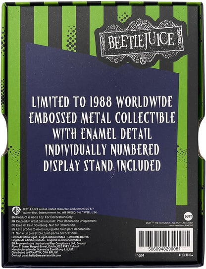 FaNaTtik Beetlejuice Limited Edition Gravestone Ingot