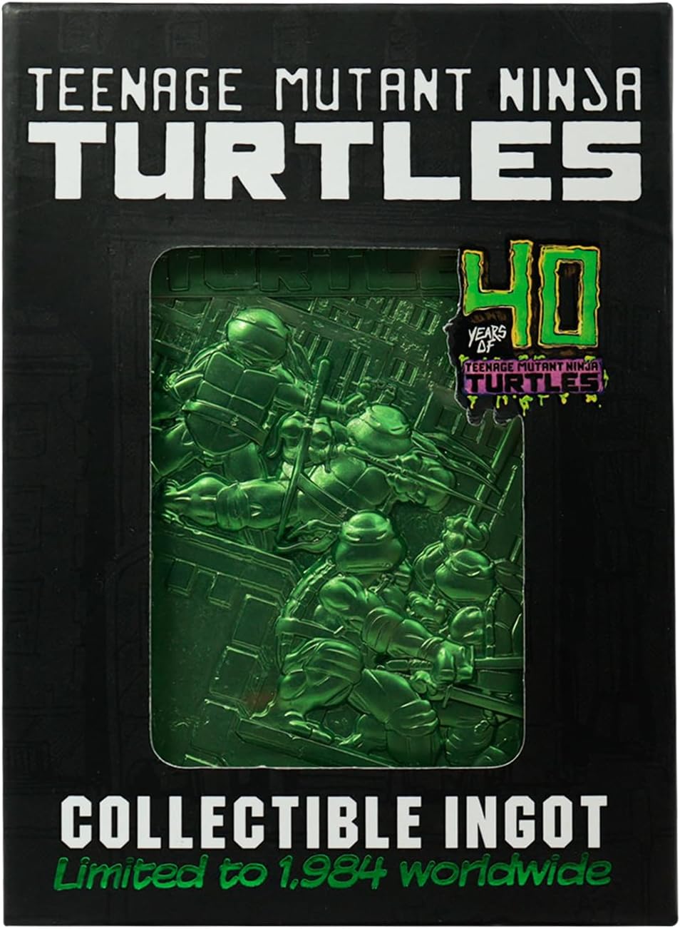 FaNaTtik Teenage Mutant Ninja Turtles Limited Edition 40th Anniversary Green Ingot