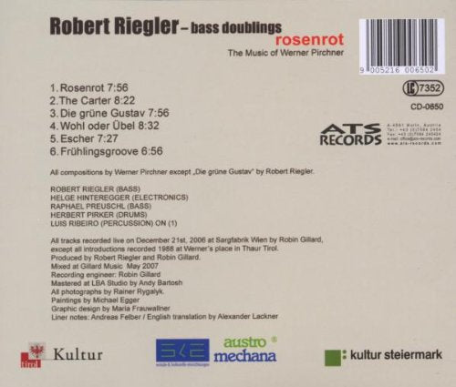 Rosenrot The Music Of Werner Pirc