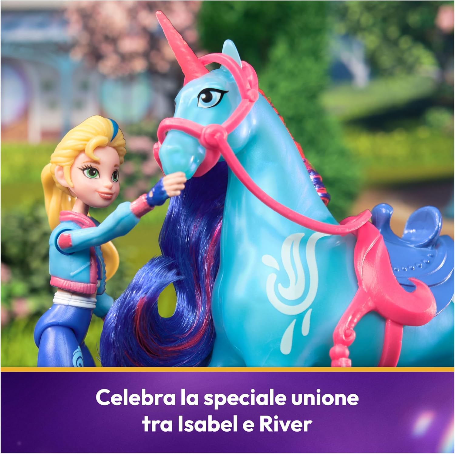 Unicorn Academy, Isabel & River Set with 2 Riding Accessories and Hair Styling Tool, Dolls and Unicorn Toys for Girls Aged 4 and up