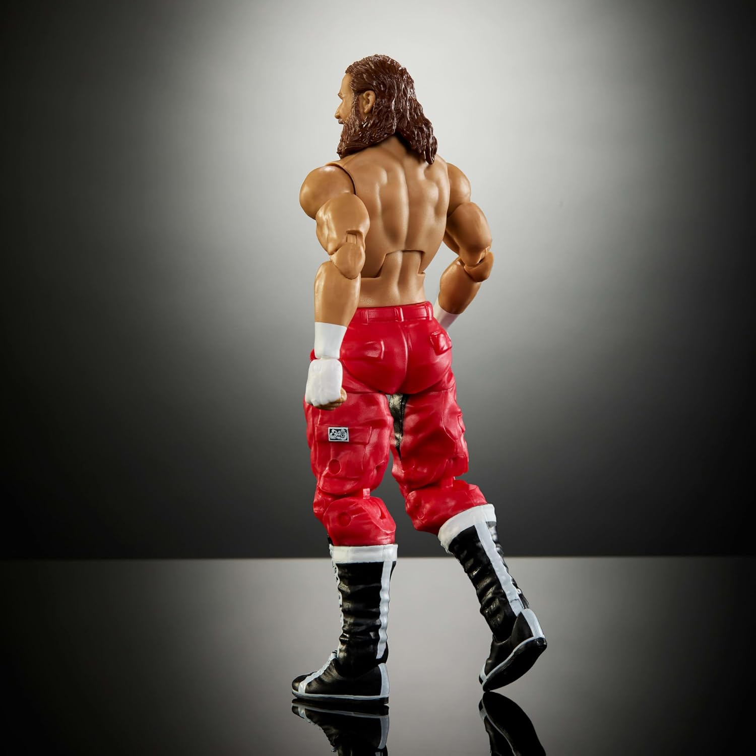Mattel WWE Elite Collection Action Figure & Accessories, Premium Live Event Sami Zayn with Interchangeable Hands & Build-A-Figure Pieces
